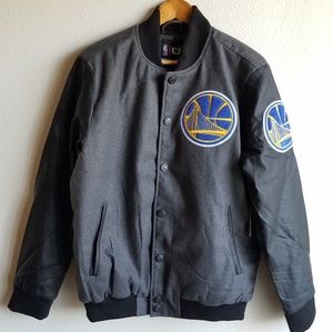 NWT NBA Golden State Wool Blend Coat Jacket